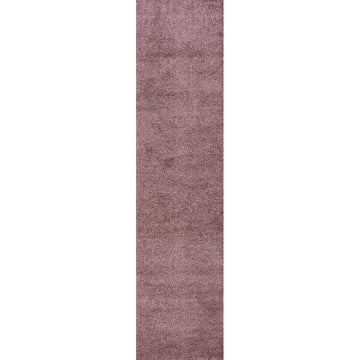 Haze Solid Low-pile Area Rug Light Purple